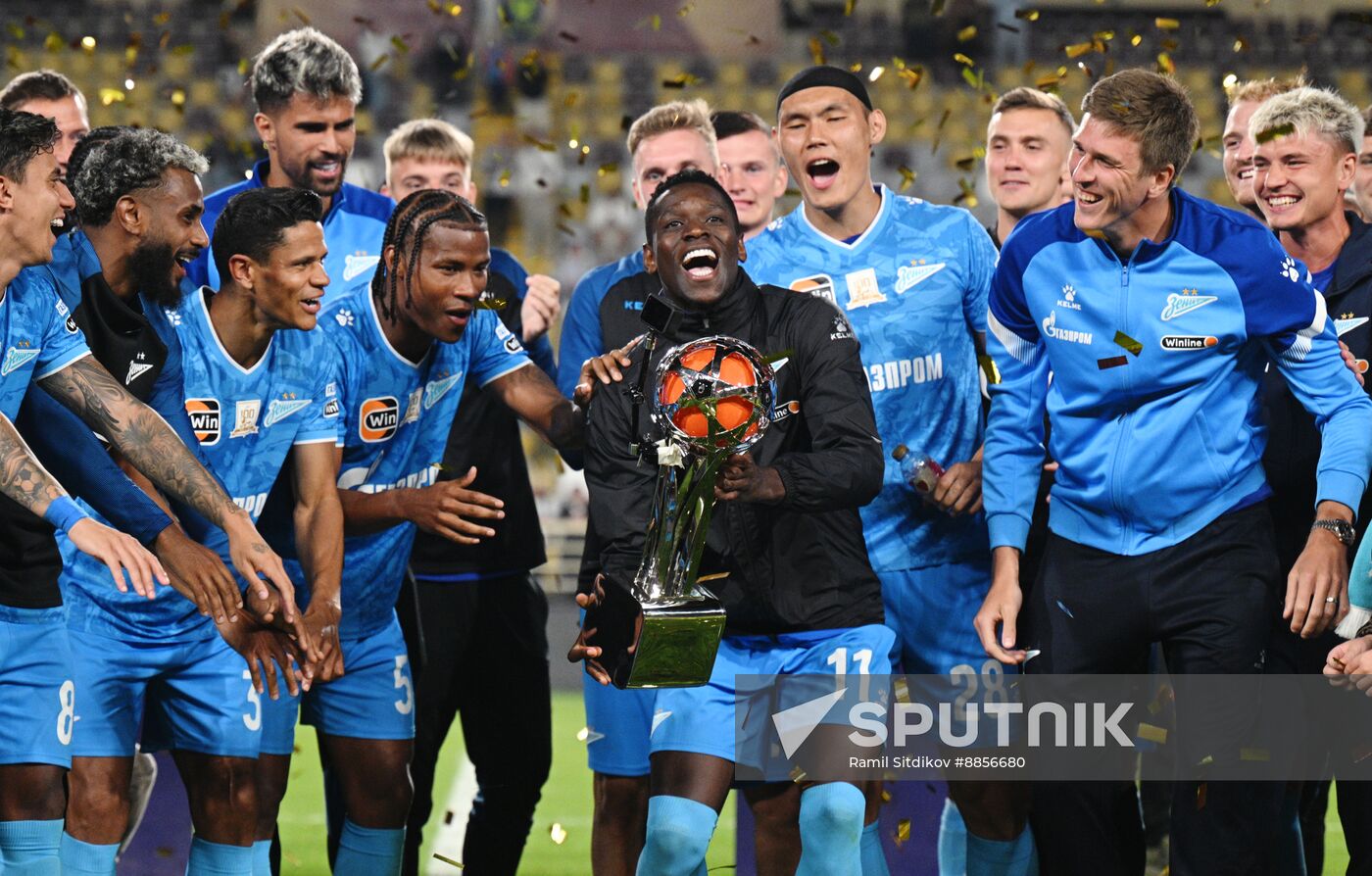 Russia Soccer Premier-League Winter Cup Awarding