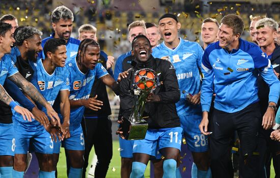 Russia Soccer Premier-League Winter Cup Awarding