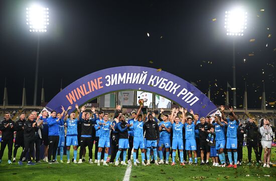 Russia Soccer Premier-League Winter Cup Awarding