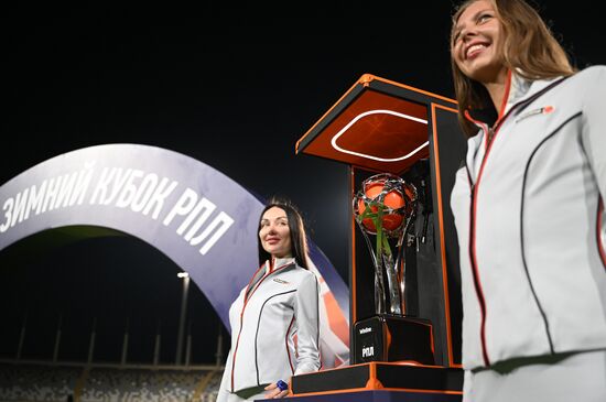 Russia Soccer Premier-League Winter Cup Awarding