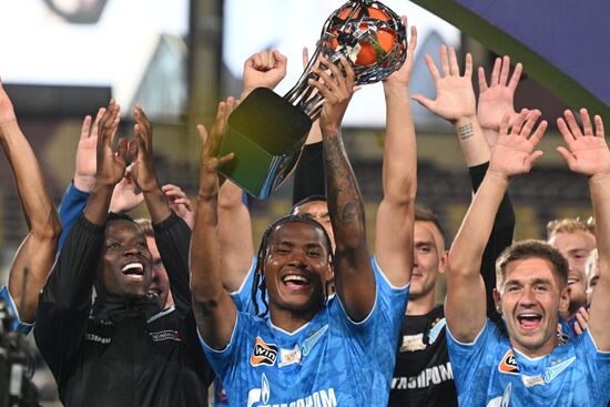 Russia Soccer Premier-League Winter Cup Awarding