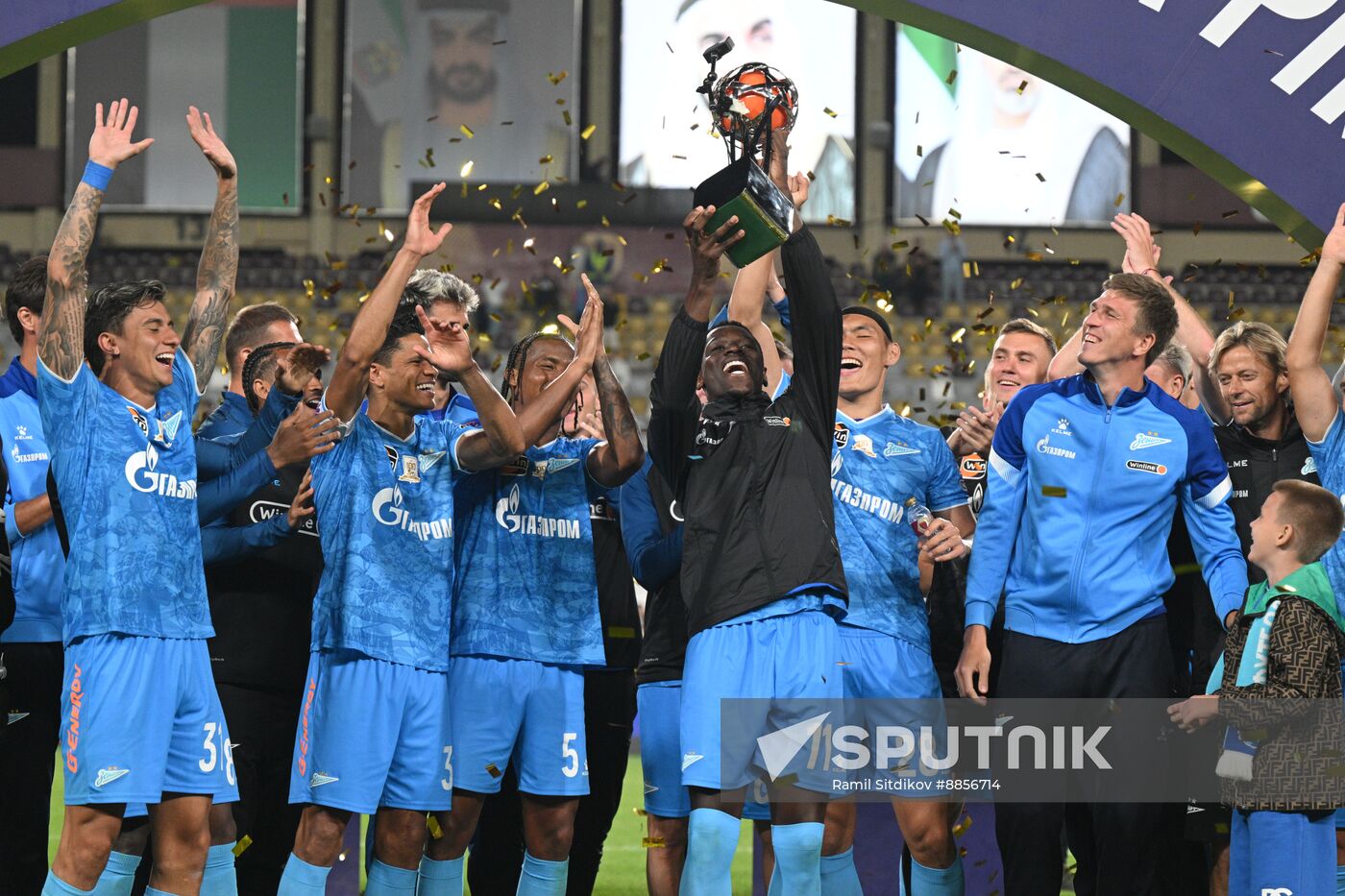 Russia Soccer Premier-League Winter Cup Awarding