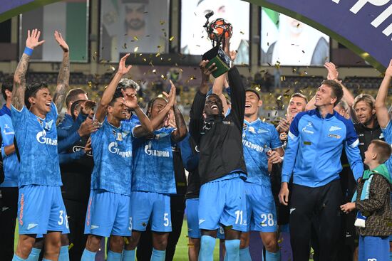 Russia Soccer Premier-League Winter Cup Awarding