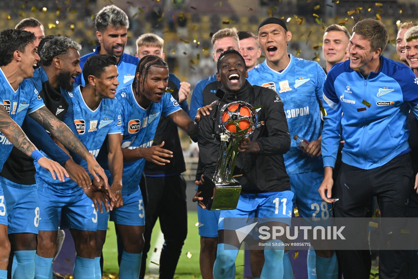 Russia Soccer Premier-League Winter Cup Awarding