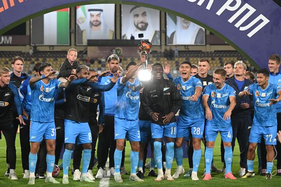 Russia Soccer Premier-League Winter Cup Awarding