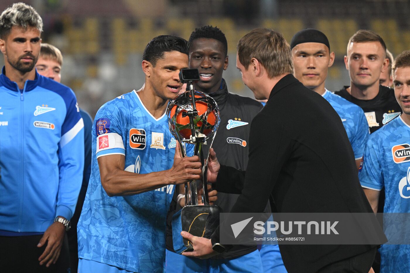 Russia Soccer Premier-League Winter Cup Awarding