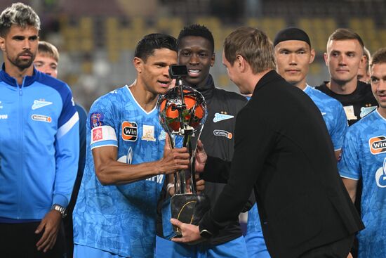 Russia Soccer Premier-League Winter Cup Awarding