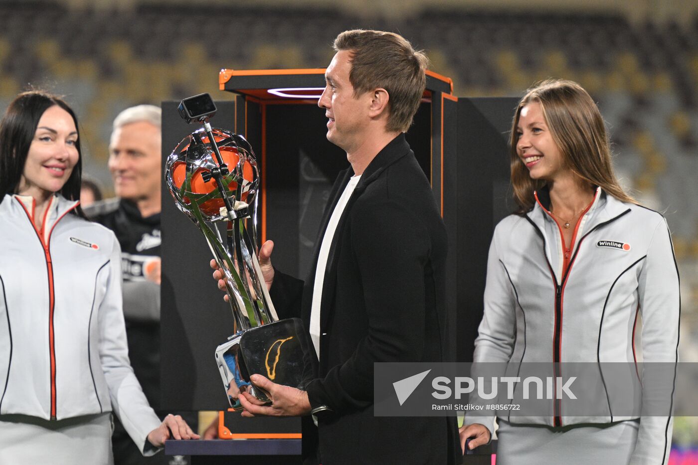 Russia Soccer Premier-League Winter Cup Awarding