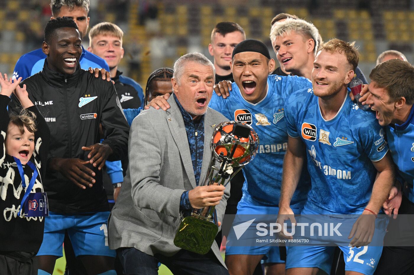 Russia Soccer Premier-League Winter Cup Awarding