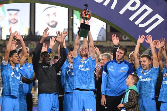 Russia Soccer Premier-League Winter Cup Awarding