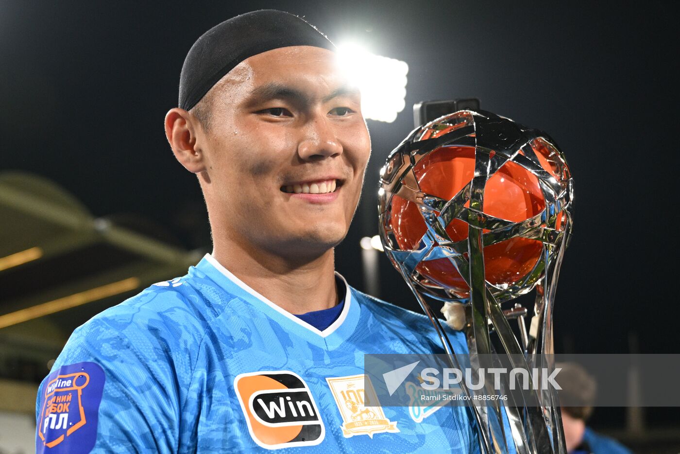 Russia Soccer Premier-League Winter Cup Awarding