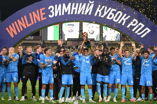 Russia Soccer Premier-League Winter Cup Awarding