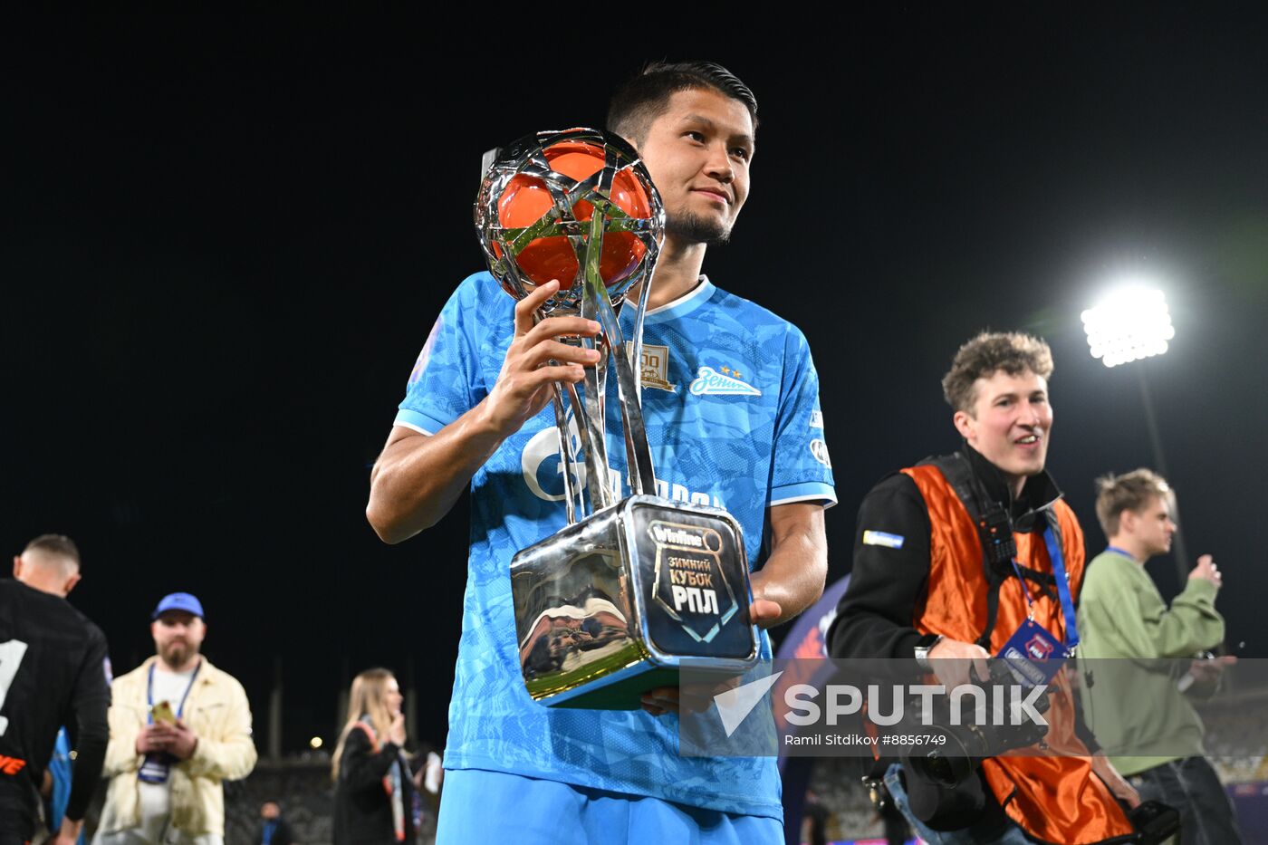 Russia Soccer Premier-League Winter Cup Awarding