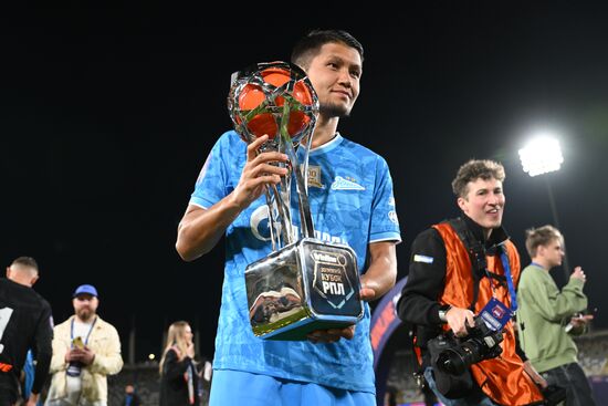 Russia Soccer Premier-League Winter Cup Awarding