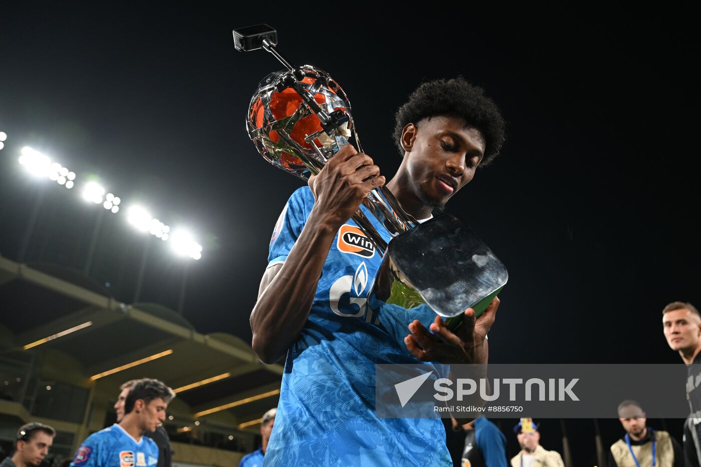 Russia Soccer Premier-League Winter Cup Awarding