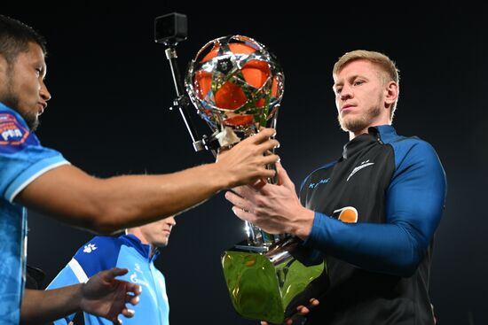 Russia Soccer Premier-League Winter Cup Awarding