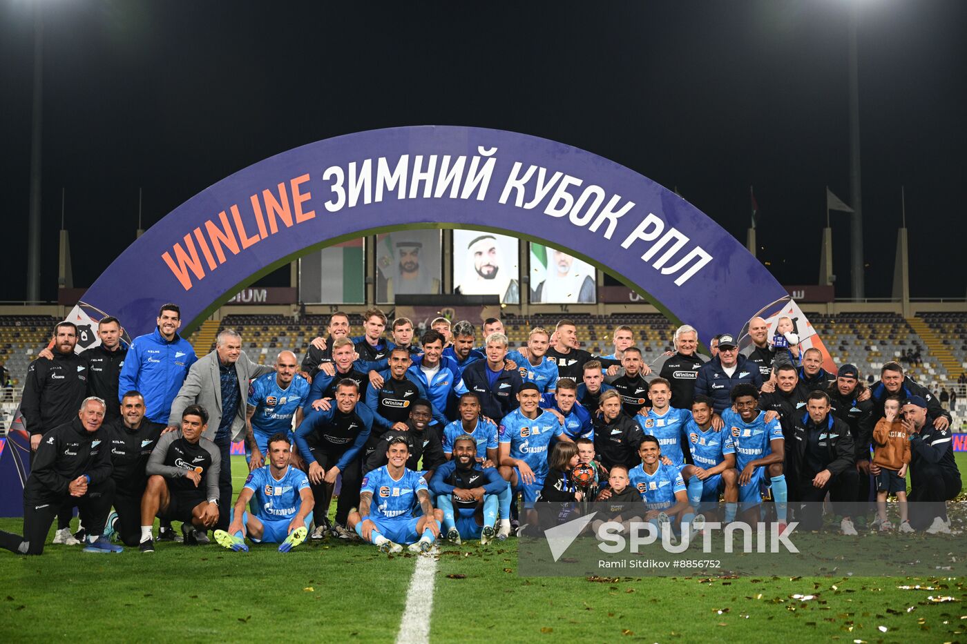 Russia Soccer Premier-League Winter Cup Awarding