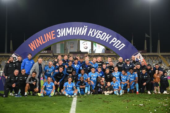 Russia Soccer Premier-League Winter Cup Awarding