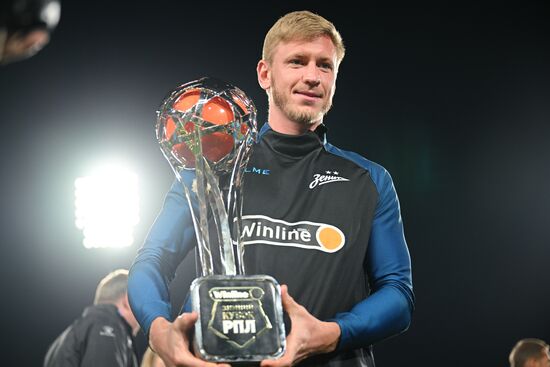 Russia Soccer Premier-League Winter Cup Awarding
