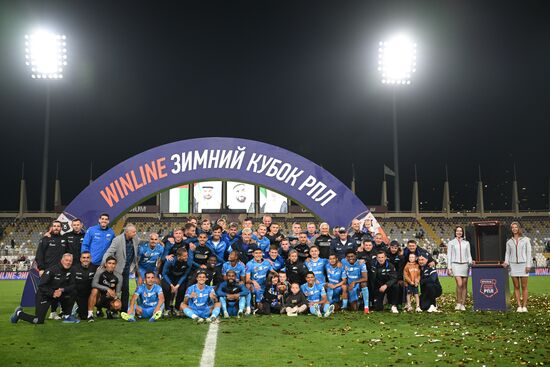 Russia Soccer Premier-League Winter Cup Awarding
