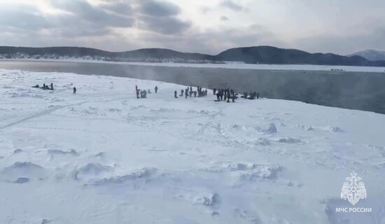 Russia Fishermen Rescue Operation