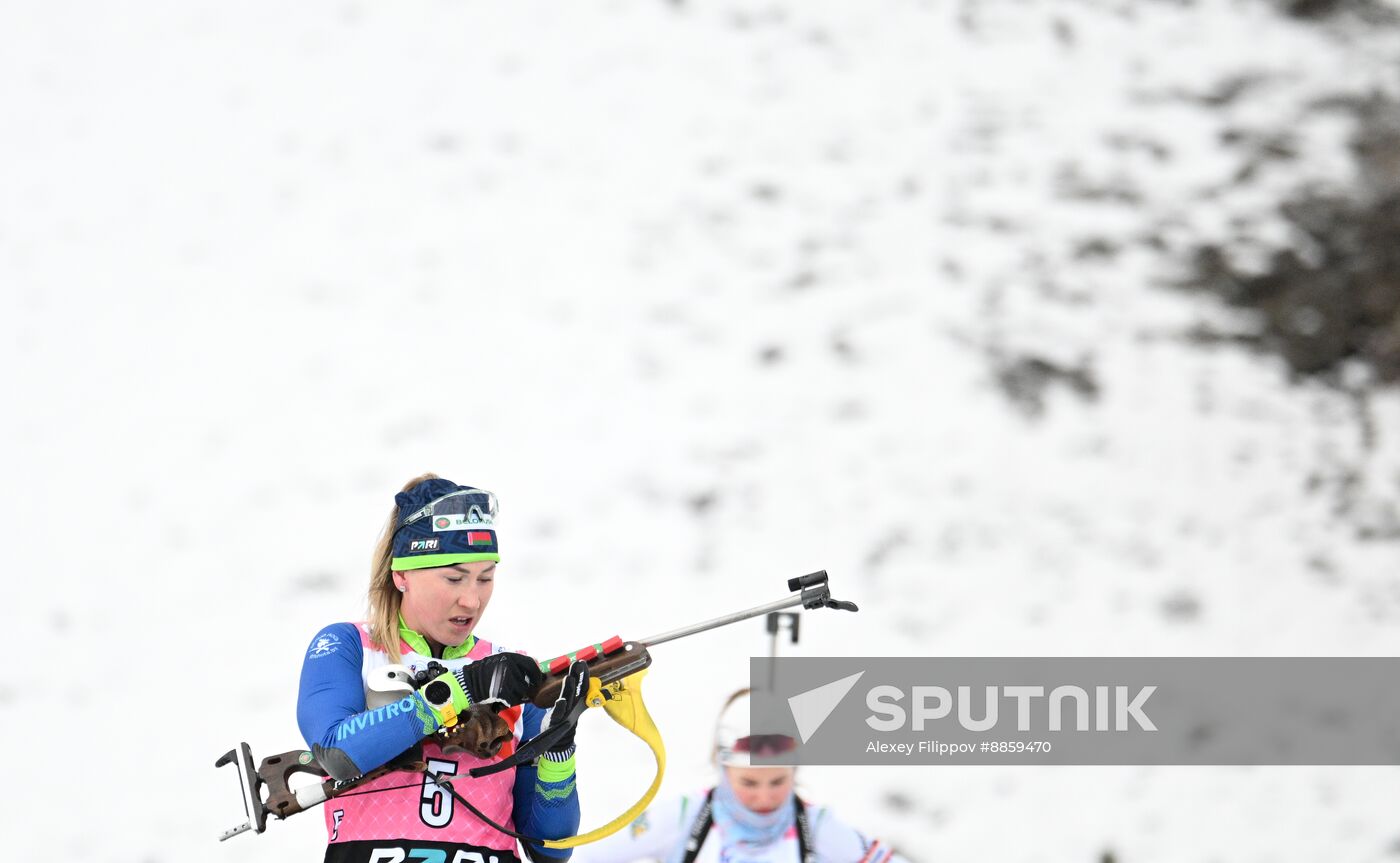Belarus Biathlon Strongest Cup Women Sprint