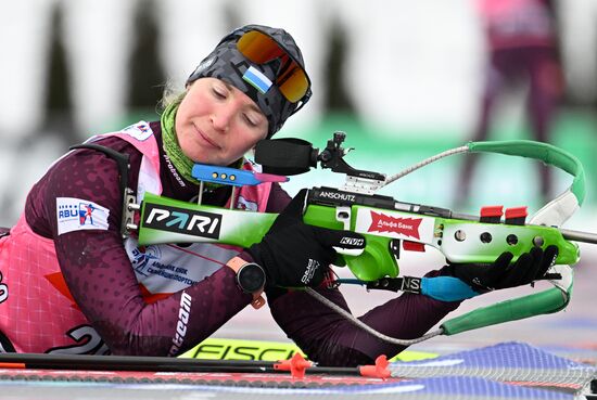 Belarus Biathlon Strongest Cup Women Sprint