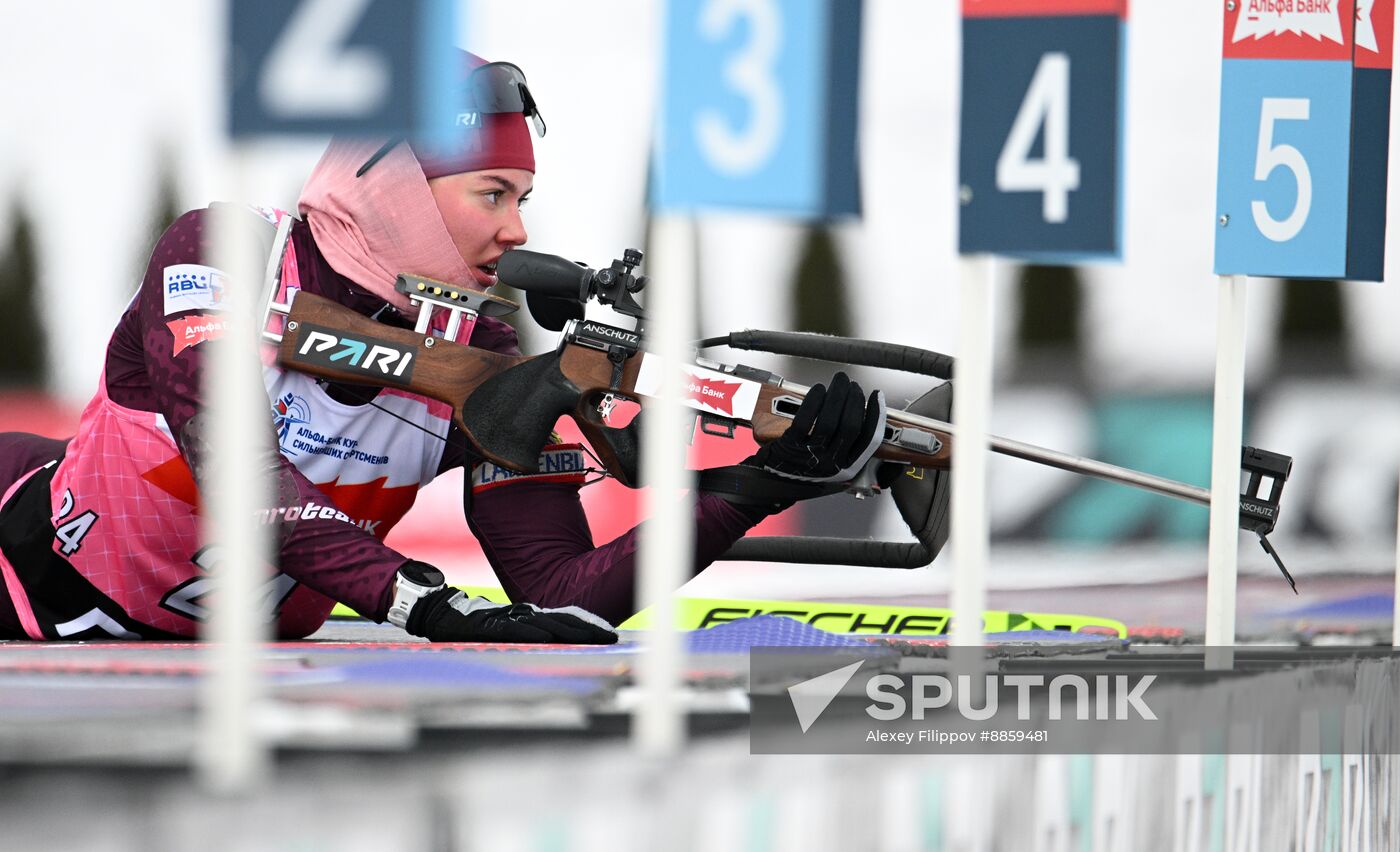 Belarus Biathlon Strongest Cup Women Sprint