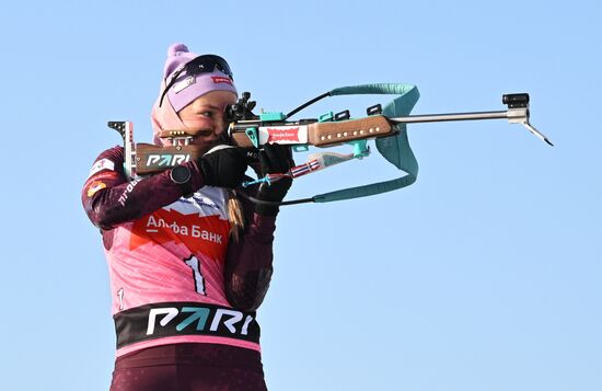 Belarus Biathlon Strongest Cup Women Pursuit