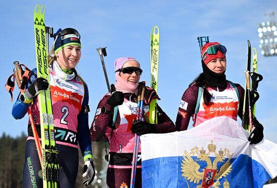 Belarus Biathlon Strongest Cup Women Pursuit