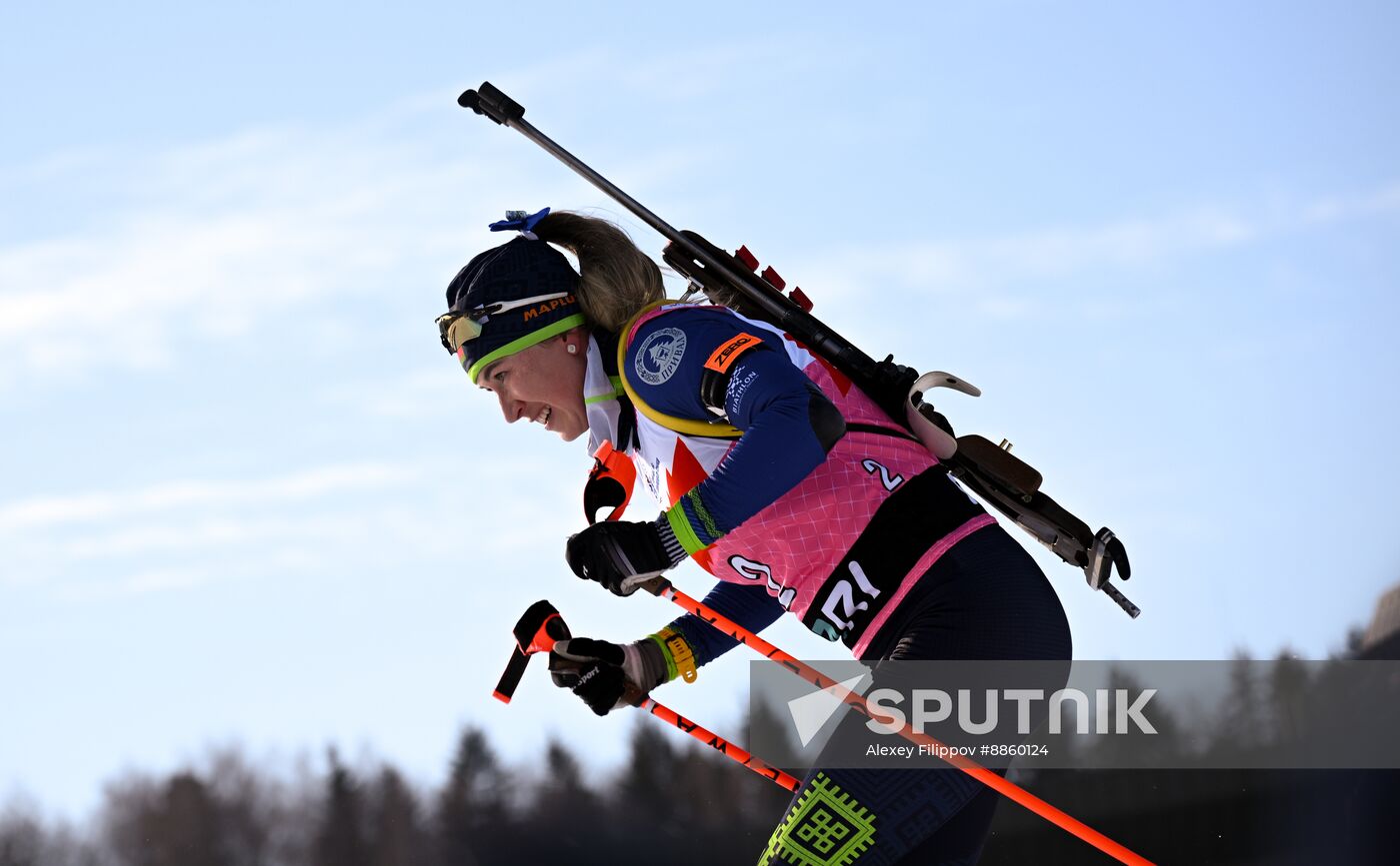 Belarus Biathlon Strongest Cup Women Pursuit