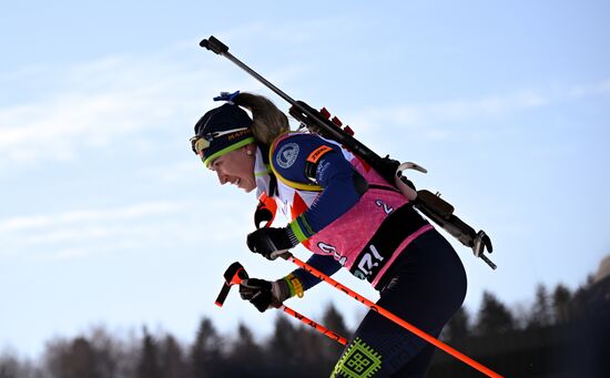 Belarus Biathlon Strongest Cup Women Pursuit