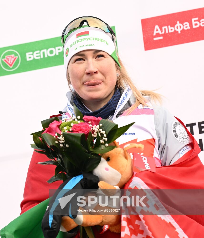 Belarus Biathlon Strongest Cup Women Pursuit