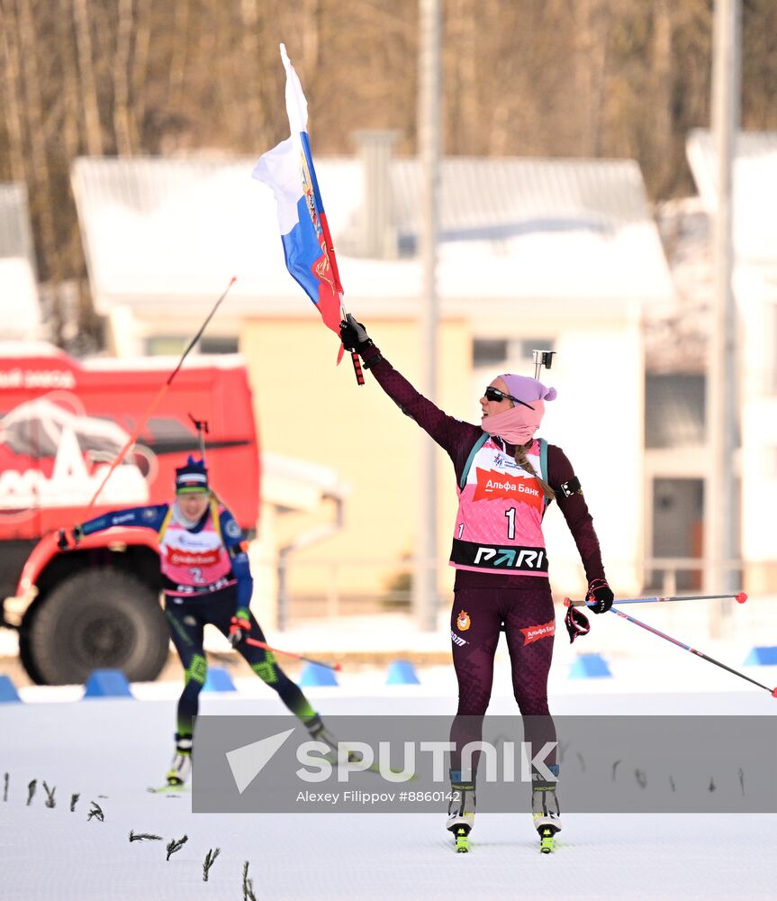 Belarus Biathlon Strongest Cup Women Pursuit