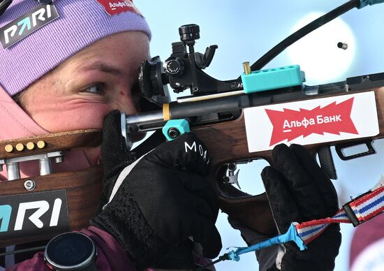 Belarus Biathlon Strongest Cup Women Pursuit