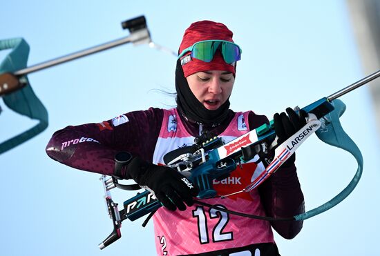 Belarus Biathlon Strongest Cup Women Pursuit