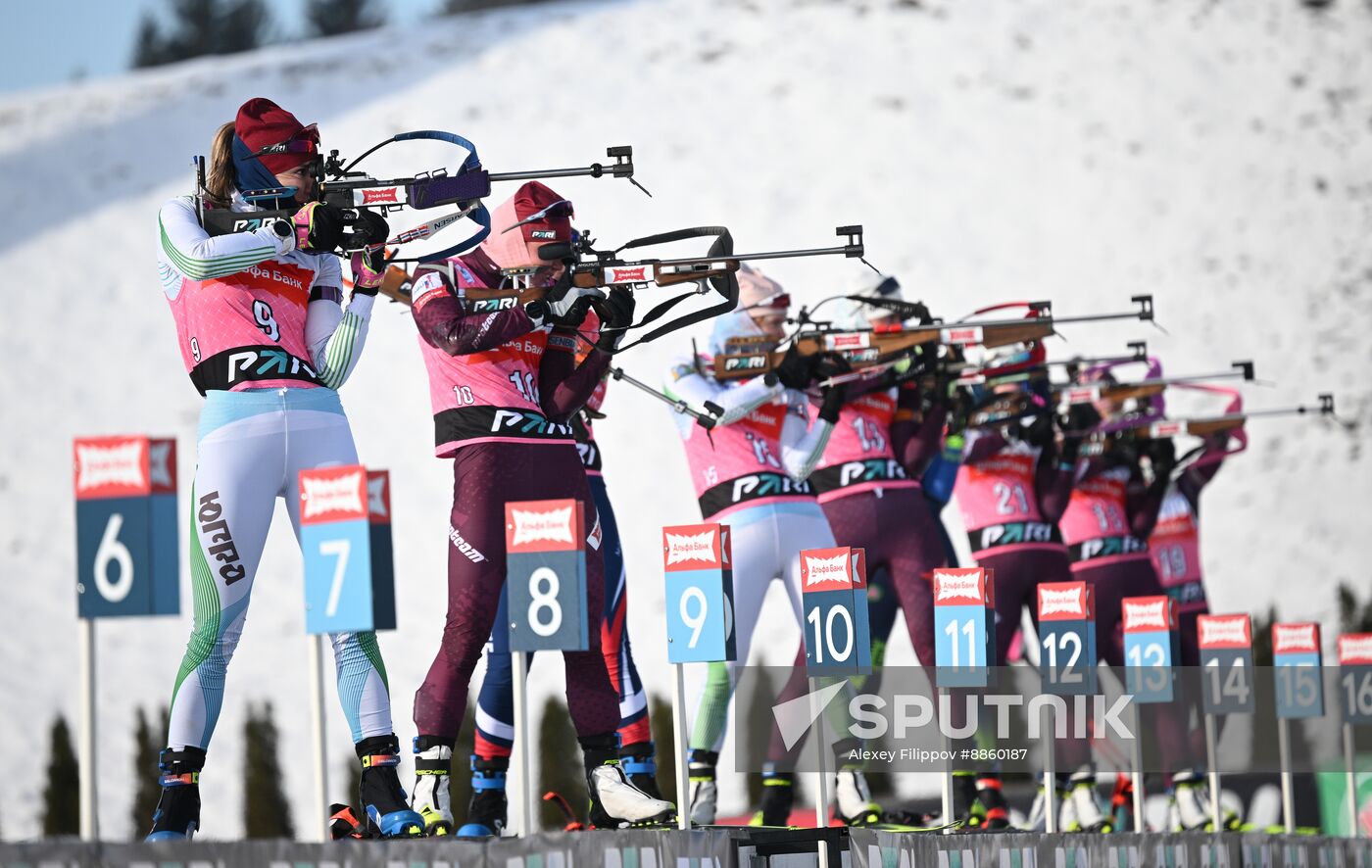 Belarus Biathlon Strongest Cup Women Pursuit