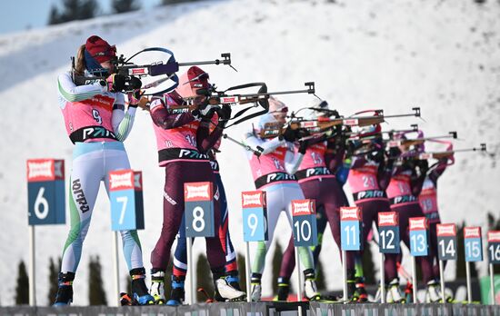 Belarus Biathlon Strongest Cup Women Pursuit