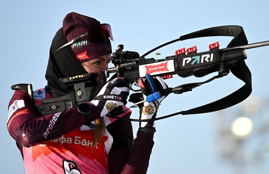 Belarus Biathlon Strongest Cup Women Pursuit