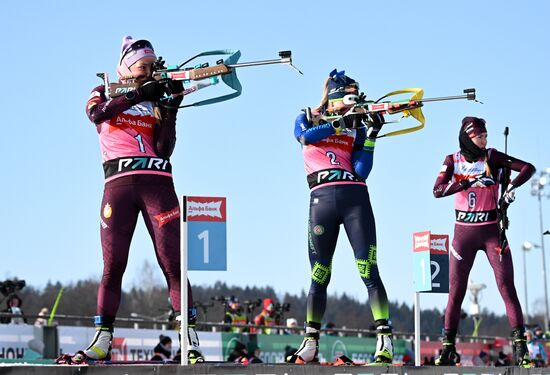 Belarus Biathlon Strongest Cup Women Pursuit