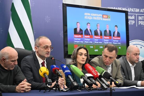 Abkhazia Presidential Election Preliminary Results