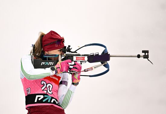 Belarus Biathlon Strongest Cup Women Individual