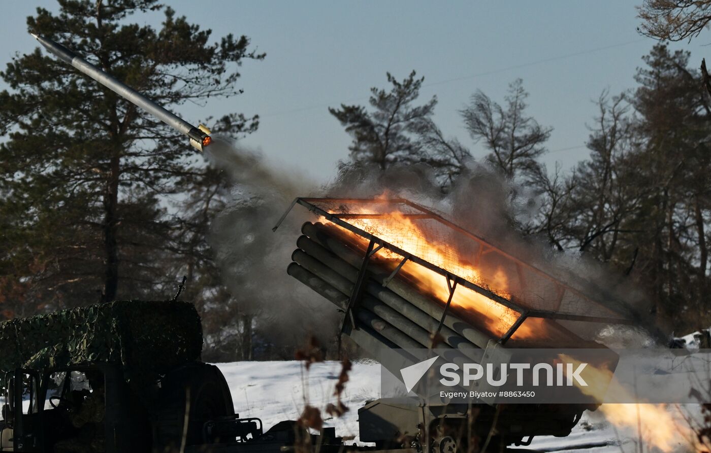 Russia Ukraine Military Operation Rocket Launcher