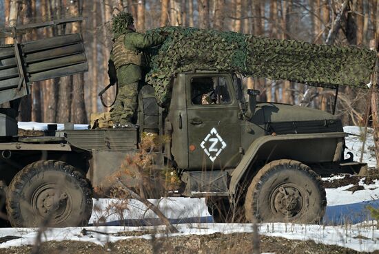 Russia Ukraine Military Operation Rocket Launcher