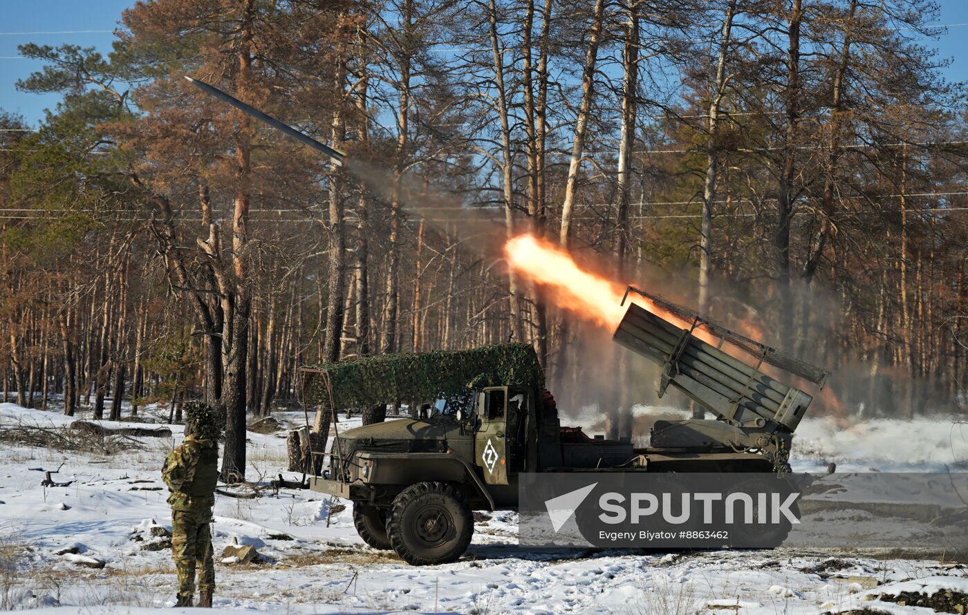 Russia Ukraine Military Operation Rocket Launcher