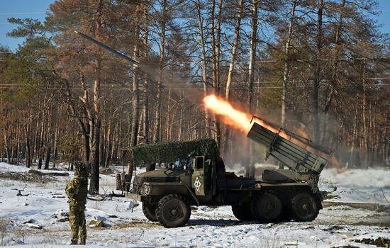 Russia Ukraine Military Operation Rocket Launcher