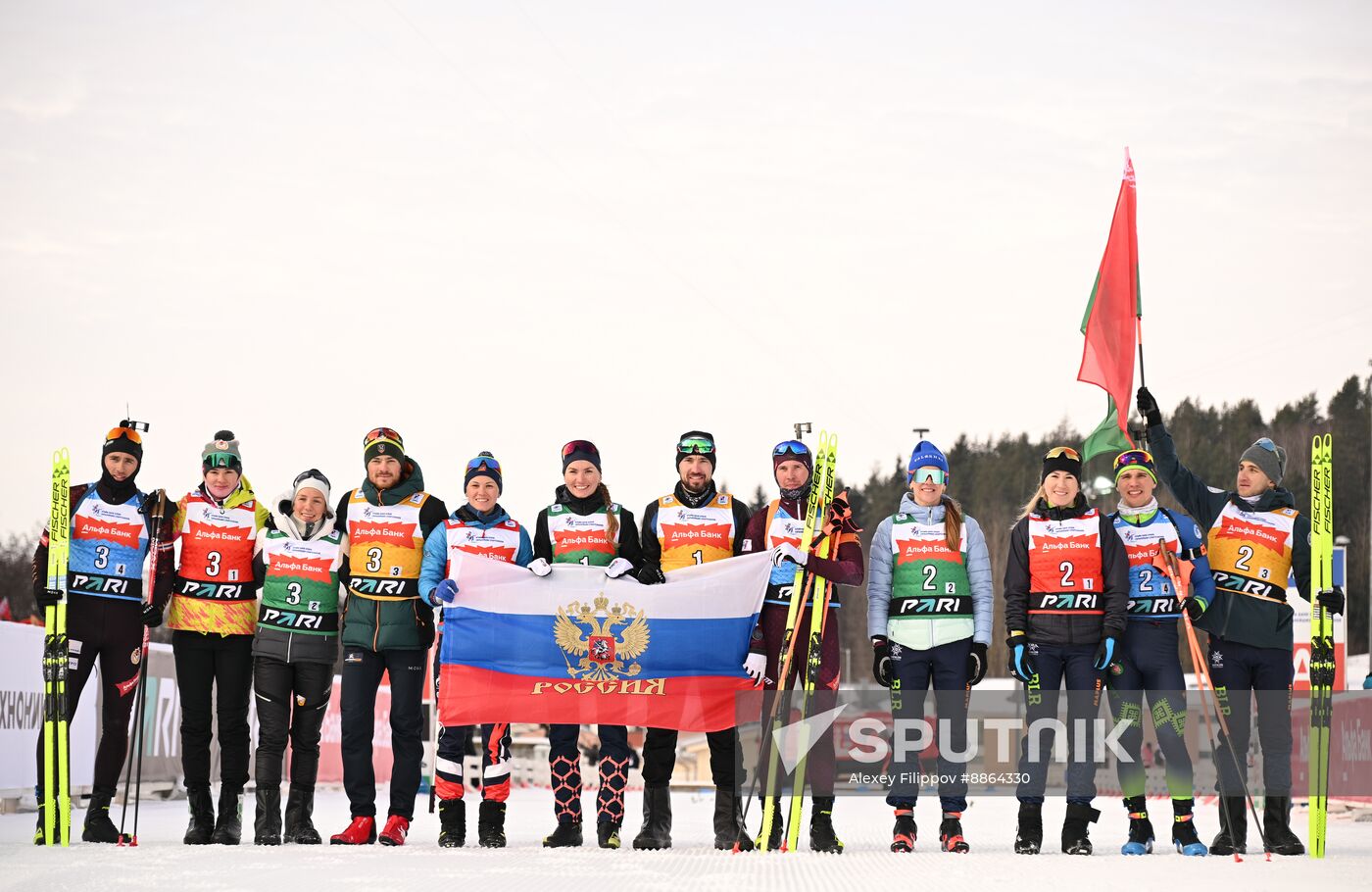 Belarus Biathlon Strongest Cup Mixed Relay