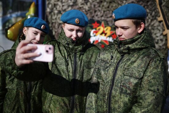 Russia Fatherland Defender Day