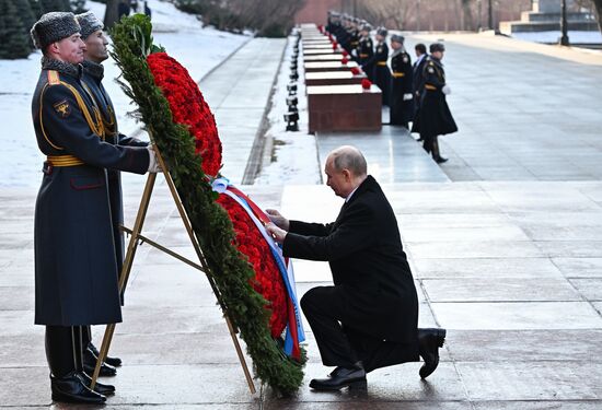 Russia Putin Fatherland Defender Day