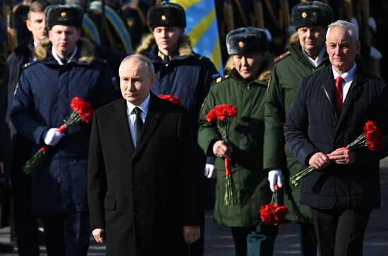 Russia Putin Fatherland Defender Day